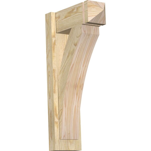 Ekena Millwork Thorton Arts & Crafts Rough Sawn Outlooker, Douglas Fir, 6"W x 14"D x 26"H OUT06X14X26THR03RDF - main